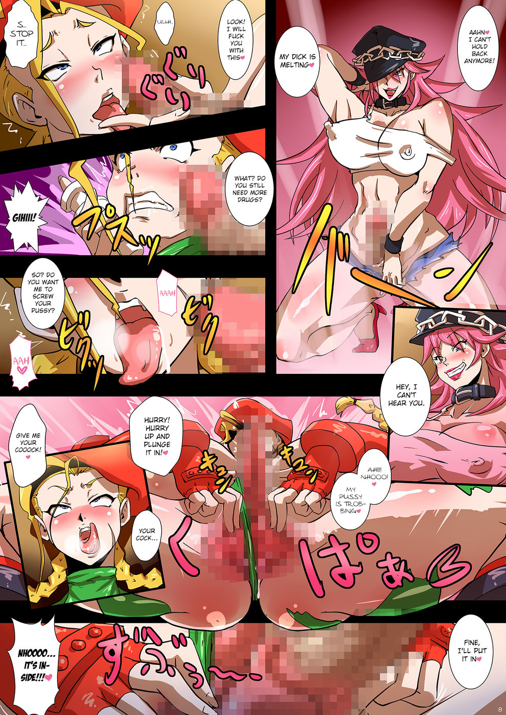 Hentai Manga Comic-BITCH FIGHTER II Turbo -The Depths of Chun-Li and Cammy's Corruption-Read-8